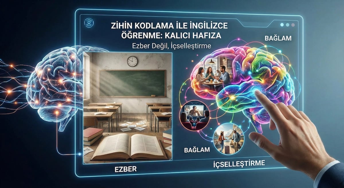 Zihin Kodlama ile İngilizce Öğrenme Yöntemi: Kelimeleri Kalıcı Hafızaya Nasıl Alırsınız?